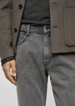 MANGO Dżinsy*Dżinsy slim fit szare