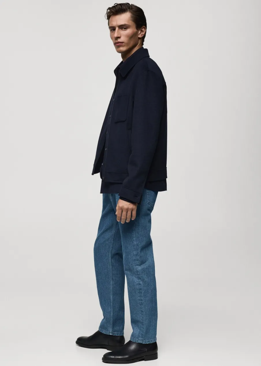 MANGO Dżinsy*Dżinsy slim fit w kolorze średnim niebieskim