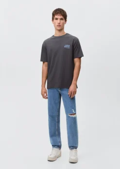 MANGO Dżinsy*Dżinsy slim z rozdarciami