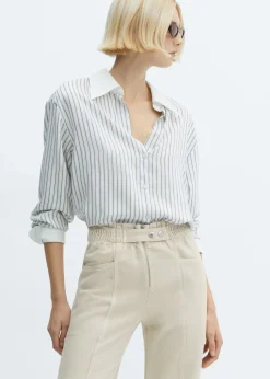 MANGO Dżinsy*Dżinsy slouchy z gumką w pasie