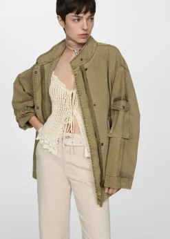 MANGO Dżinsy*Dżinsy slouchy z paskiem