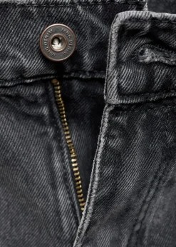 MANGO Dżinsy*Dżinsy straight fit ciemnoszare