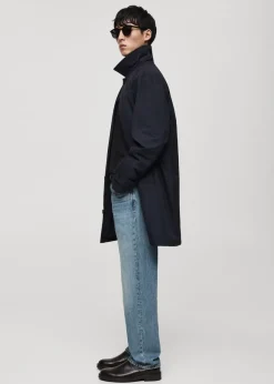 MANGO Dżinsy*Dżinsy straight fit z efektem znoszenia