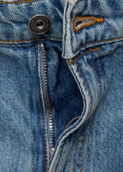 MANGO Dżinsy*Dżinsy straight fit z efektem znoszenia