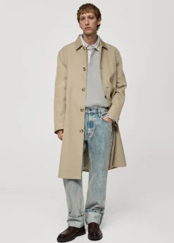 MANGO Dżinsy*Dżinsy straight fit z podwiniętymi nogawkami