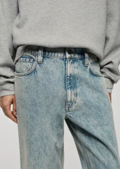 MANGO Dżinsy*Dżinsy straight fit z podwiniętymi nogawkami
