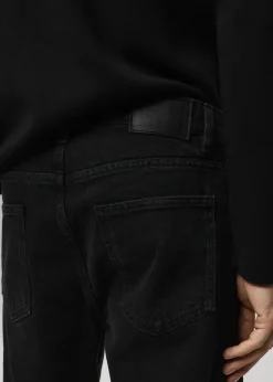 MANGO Spodnie|Dżinsy*Dżinsy tapered-fit czarne