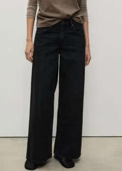 MANGO Dżinsy*Dżinsy wide leg z niskim stanem