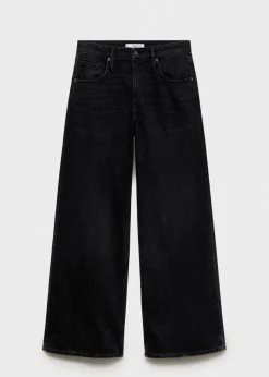 MANGO Dżinsy*Dżinsy wide leg z niskim stanem
