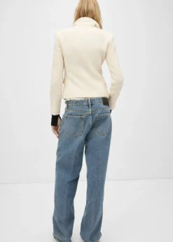 MANGO Dżinsy*Dżinsy wide leg z niskim stanem
