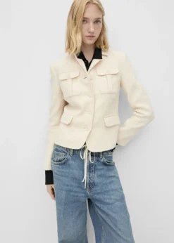 MANGO Dżinsy*Dżinsy wide leg z niskim stanem