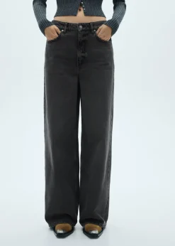 MANGO Dżinsy*Dżinsy wideleg loose z niskim stanem