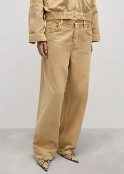 MANGO Dżinsy*Dżinsy wideleg loose z niskim stanem