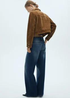 MANGO Dżinsy*Dżinsy wideleg loose z niskim stanem