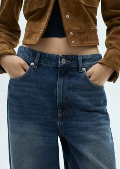 MANGO Dżinsy*Dżinsy wideleg loose z niskim stanem