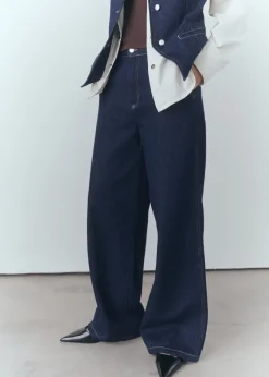 MANGO Dżinsy*Dżinsy wideleg rinse wash