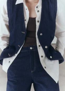 MANGO Dżinsy*Dżinsy wideleg rinse wash