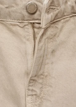 MANGO Dżinsy*Dżinsy wideleg z dekoracyjnymi szwami