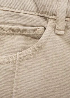 MANGO Dżinsy*Dżinsy wideleg z dekoracyjnymi szwami