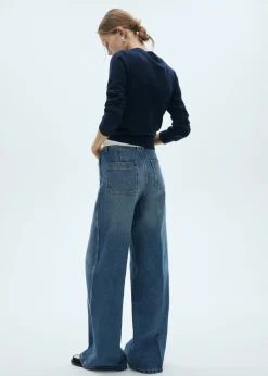 MANGO Dżinsy*Dżinsy wideleg z kieszeniami