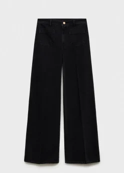 MANGO Dżinsy*Dżinsy wideleg z kieszeniami