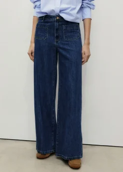 MANGO Dżinsy*Dżinsy wideleg z kieszeniami