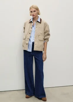 MANGO Dżinsy*Dżinsy wideleg z kieszeniami