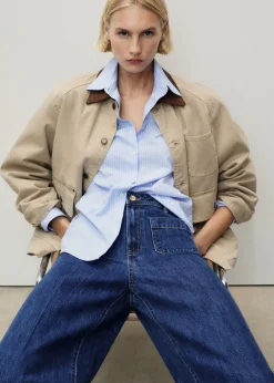 MANGO Dżinsy*Dżinsy wideleg z kieszeniami