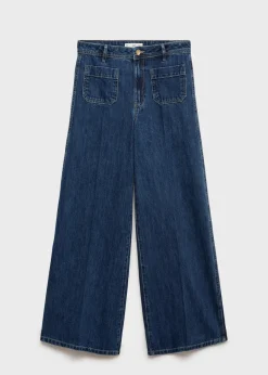 MANGO Dżinsy*Dżinsy wideleg z kieszeniami