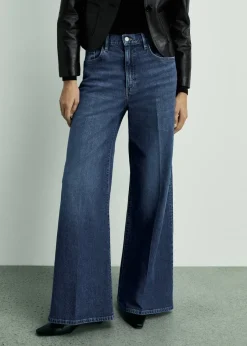 MANGO Dżinsy*Dżinsy wideleg z wysokim stanem