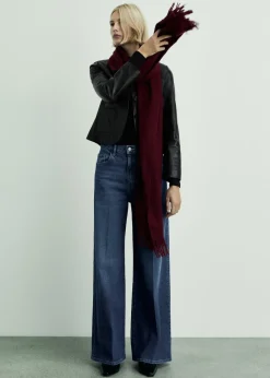 MANGO Dżinsy*Dżinsy wideleg z wysokim stanem