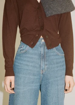 MANGO Dżinsy*Dżinsy wideleg z wysokim stanem