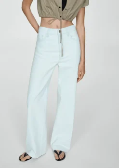 MANGO Dżinsy*Dżinsy wideleg z wysokim stanem