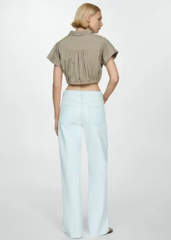 MANGO Dżinsy*Dżinsy wideleg z wysokim stanem