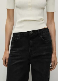MANGO Dżinsy*Dżinsy wideleg z wysokim stanem