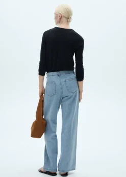 MANGO Dżinsy*Dżinsy wideleg z zaszewkami