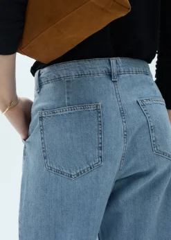 MANGO Dżinsy*Dżinsy wideleg z zaszewkami