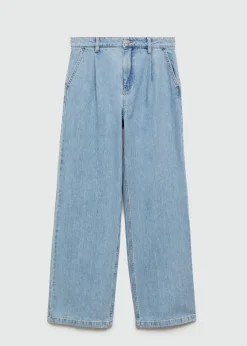 MANGO Dżinsy*Dżinsy wideleg z zaszewkami
