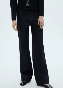 MANGO Dżinsy*Dżinsy wideleg ze średnim stanem