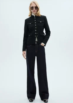 MANGO Dżinsy*Dżinsy wideleg ze średnim stanem