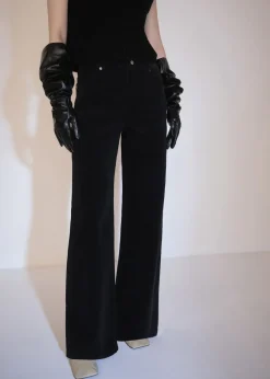 MANGO Dżinsy*Dżinsy wideleg ze sztruksu