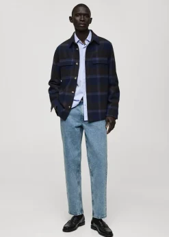 MANGO Dżinsy*Dżinsy z efektem znoszenia straight fit