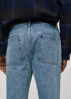 MANGO Dżinsy*Dżinsy z efektem znoszenia straight fit