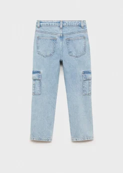 Dzieci MANGO Dżinsy*Dżinsy z kieszeniami cargo