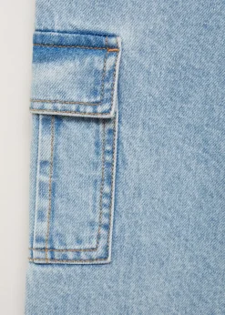 Dzieci MANGO Dżinsy*Dżinsy z kieszeniami cargo