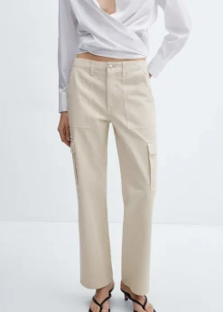 MANGO Dżinsy*Dżinsy z kieszeniami cargo