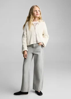 Dzieci MANGO Dżinsy*Dżinsy z ozdobnymi szwami