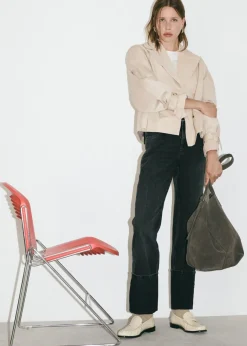 MANGO Dżinsy*Dżinsy z prostą podwijaną nogawką