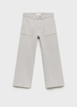 Dzieci MANGO Dżinsy*Dżinsy z prostymi nogawkami i ćwiekami
