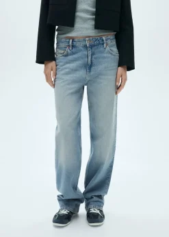 MANGO Dżinsy*Dżinsy z prostymi nogawkami i niskim stanem